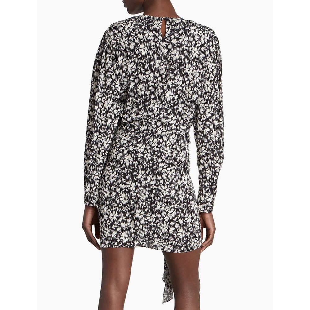 Étoile Isabel Marant Dulce Knotted Mini Floral Dress Size EU 36 US 4 Small - Picture 5 of 12